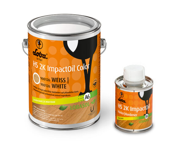 Олія для паркету Loba HS 2K Impact Oil Color Білий 0