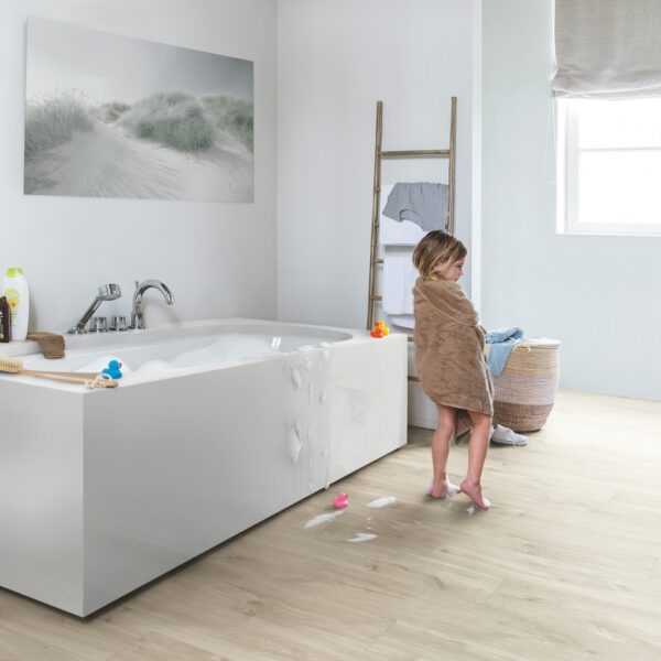 Вінілова підлога Quick Step Blos base AVSPT 40038 Дуб Каньйон бежевий 4мм