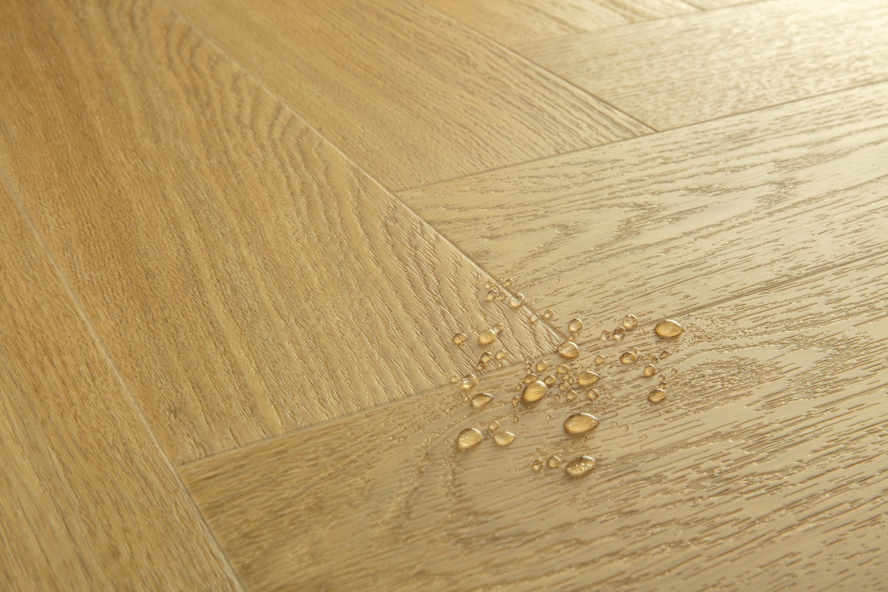 Вінілова підлога Quick Step Pristine Herringbone SGHBC 20332 Безтурботний дуб середній натуральний