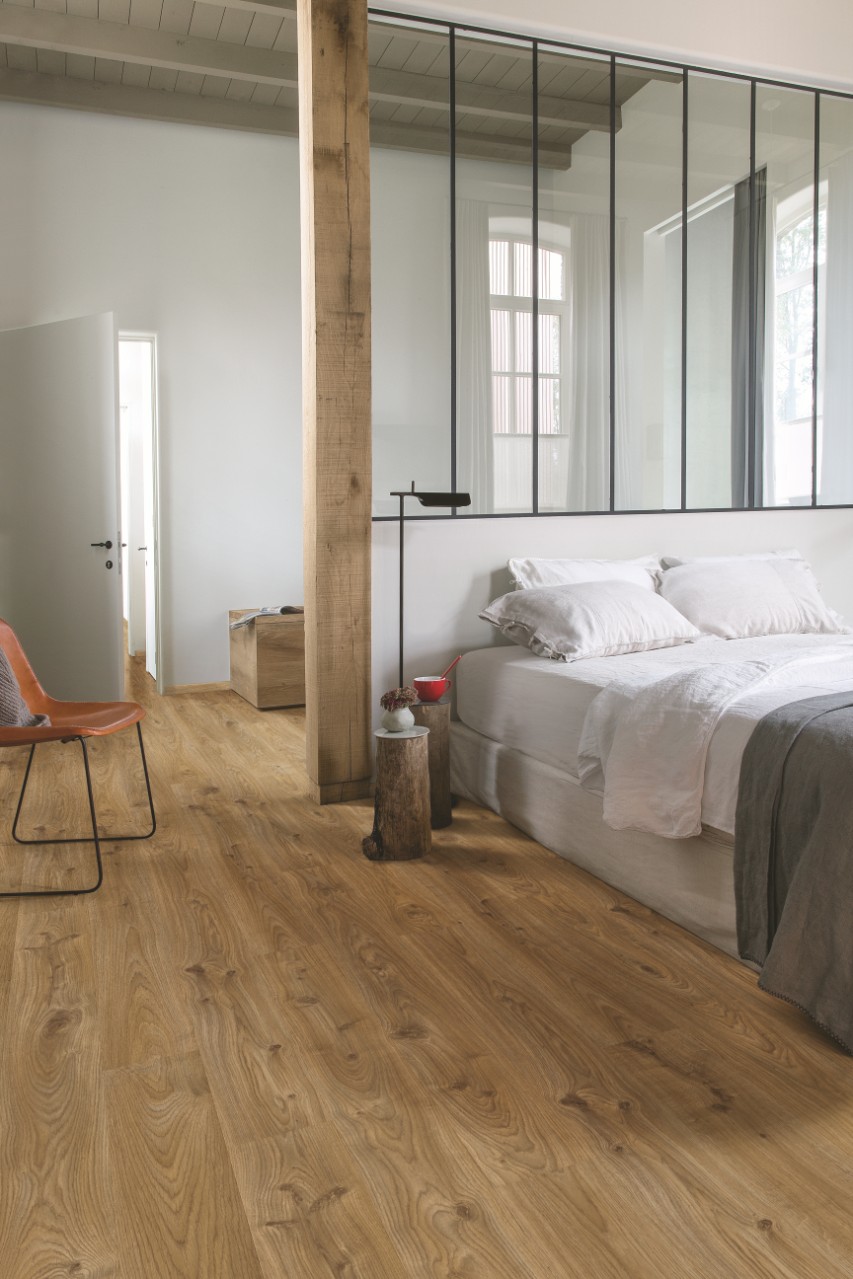 Вінілова підлога Quick Step Liv SGSPC 20316 Сільський шарм середньо-коричневий