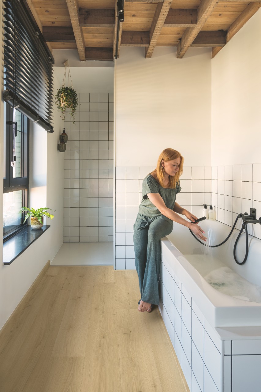 Вінілова підлога Quick Step Bloom AVMPU 40319 Дуб шліфований бежевий - Зображення 2
