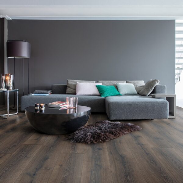 Ламінат Quick Step Majestic MJ3553 Дуб пустелі темно-коричневий брашований