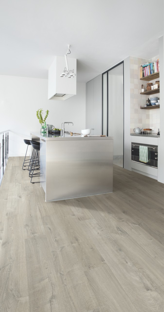 Ламінат Quick Step Impressive IM3558 Дошка дуба сірого софт