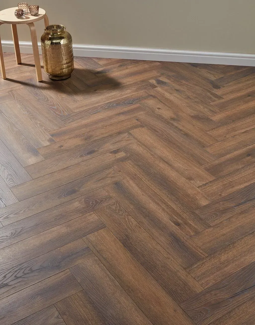Ламінат Kronotex Herringbone 4766 Петтерсон Дуб Темний - Зображення 2